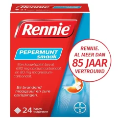 Rennie Pepermunt Kauwtabletten Sale
