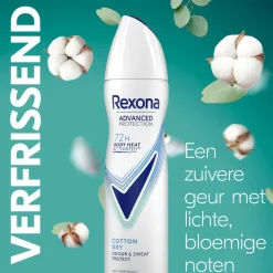 Rexona Women Advanced Protection Cotton Dry Antitranspirant Spray Clearance