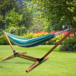 Rijoka Hangmat Houten Standaard Hangmat Stripes Discount