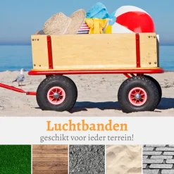 Rijoka Houten Bolderkar Luchtbanden Bolderwagen Outlet