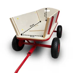 Rijoka Houten Bolderkar Luchtbanden Bolderwagen Outlet