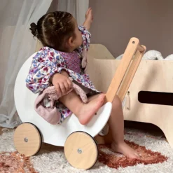 Rijoka Houten Poppenwagen Loopwagen Kinderwagen Sale