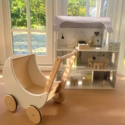 Rijoka Houten Poppenwagen Loopwagen Kinderwagen Sale