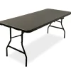 Rijoka Klaptafel Inklapbare Campingtafel Rattan Design 6 tot 8 Personen