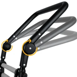 Rijoka Luxe Opvouwbare Bolderkar Bolderwagen met Dakje Draagtas Harde Bodem Hot