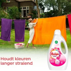 Robijn Color Pink Sensation Vloeibaar Wasmiddel Outlet