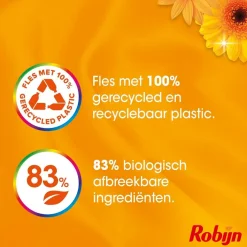 Robijn Klein & Krachtig Classics Color Vloeibaar Wasmiddel Hot