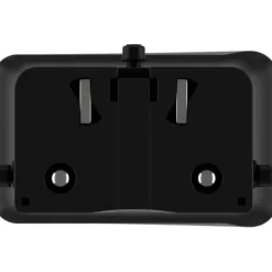 Rolling Square Pocket Travel Adapter Wereldstekker - Zwart