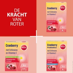 Roter Cranberry Vitamine C en Echinacea Tabletten Outlet