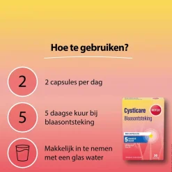 Roter Cysticare Tabletten Hot
