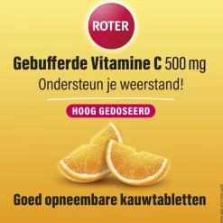 Roter Gebufferde Vitamine C 500mg Kauwtabletten Outlet