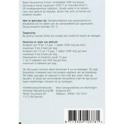 Roter Paracetamol 500mg Smelttabletten Best