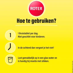 Roter Vitamine C 1000 mg Citroen Bruistabletten Hot