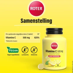 Roter Vitamine C 500 mg Kauwtabletten