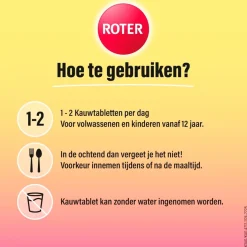 Roter Vitamine C 250 mg Weerstand Tabletten New