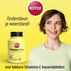 Roter Vitamine C 70mg Citroen Kauwtabletten New