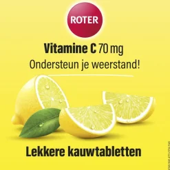 Roter Vitamine C 70mg Citroen Kauwtabletten New