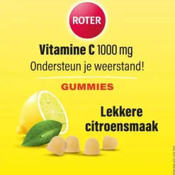 Roter Vitamine C 1000mg Citroen Gummies Clearance