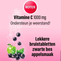 Roter Vitamine C 1000mg Zwarte Bes Appel Bruistabletten Discount