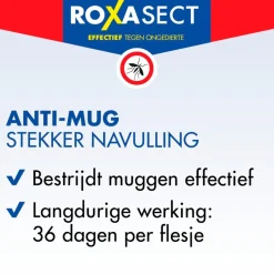 Roxasect Muggenstekker Navulling New