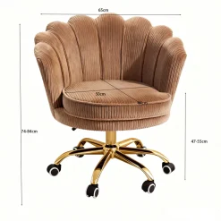 Russle Rib Schelp Bureaustoel Sale