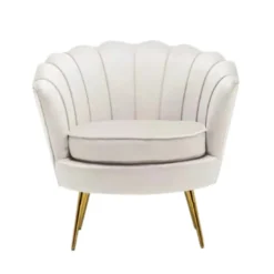 Overig Russle Schelp Fauteuil Velvet Clearance