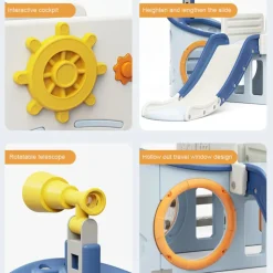 Russle Speeltoestel Boot met Glijbaan Outlet