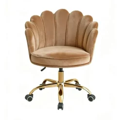 Russle Velvet Schelp Bureaustoel Outlet