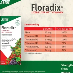 Floradix Salus Vloeibaar IJzer-Elixer New