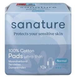 Sanature 100% Katoenen Normal Maandverband Sale
