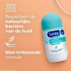 Sanex Derma Care+ Active Freshness 72h Antitranspirant Deodorant Roller Best
