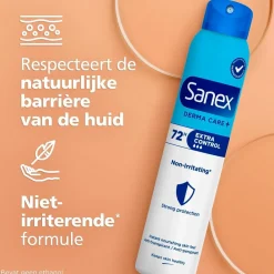 Sanex Derma Care+ Extra Control 72H Antitranspirant Deodorant Spray Best
