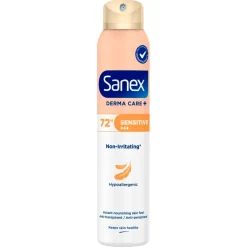 Sanex Derma Care+ Sensitive 72h Antitranspirant Deodorant Spray Hot
