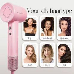 Sansbeauté Föhn Met Diffuser - Ionische Haardroger - Reisföhn - Haarföhn - Krullen - Hair Dryer - 2000W New