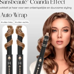 Sansbeauté 8-in-1 Airstyler met Diffuser - Multistyler - Krulborstel Discount