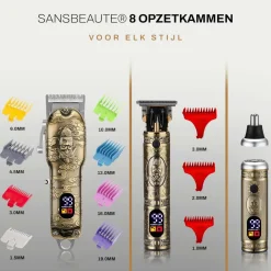 Sansbeauté 4-in-1 Professionele Tondeuse Mannen - Haartrimmer - Baardtrimmer Discount