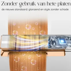 Sansbeauté ® Sanstraight Wet-to-Dry Stijltang - Alternatief Stoomstijltang - Straightener Best