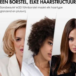 Sansbeauté ® Wet-2-Dry Fóhnborstel Best