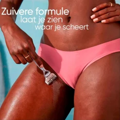 Satin Care Huid & Schaamhaar 2-In-1 Reiniger en Scheergel Best