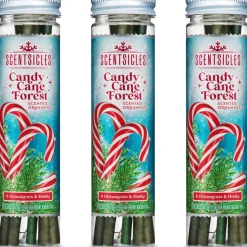 Scentsicles Candy Cane Forest geurende kerstboomversiering met haken New