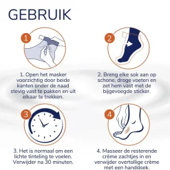 Dr. Scholl's Scholl Verzachtend en Revitaliserend Voetmasker Hot