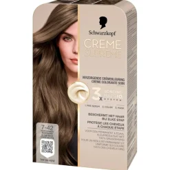 Schwarzkopf creme supreme 7-42 Nude Donker Beigeblond Verzorgende Crèmekleuring Best