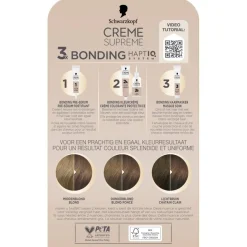 Schwarzkopf creme supreme 7-42 Nude Donker Beigeblond Verzorgende Crèmekleuring Best