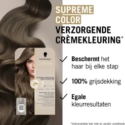 Schwarzkopf creme supreme 7-42 Nude Donker Beigeblond Verzorgende Crèmekleuring Best