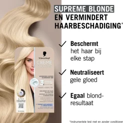 Schwarzkopf creme supreme L1++ Verzorgende Lightener New