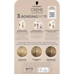Schwarzkopf creme supreme 9-16 Cool Licht Asblond Verzorgende Crèmekleuring Discount