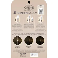 Schwarzkopf creme supreme 5-0 Natuurlijk Bruin Verzorgende Crèmekleuring New