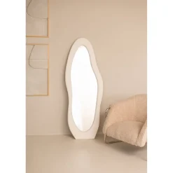 SensaHome Gestoffeerde Staande Spiegel Shaped Best