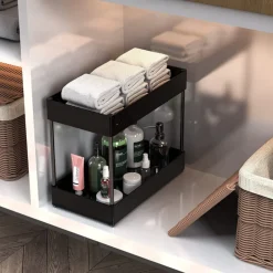 SensaHome Gootsteenkast Organizer 2-Laags Duo Keukenrek Kruidenrek Onderkastrek Discount