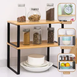 SensaHome Keuken Organizer Bureau Organizer Aanrecht Organizer Set van 2 Discount